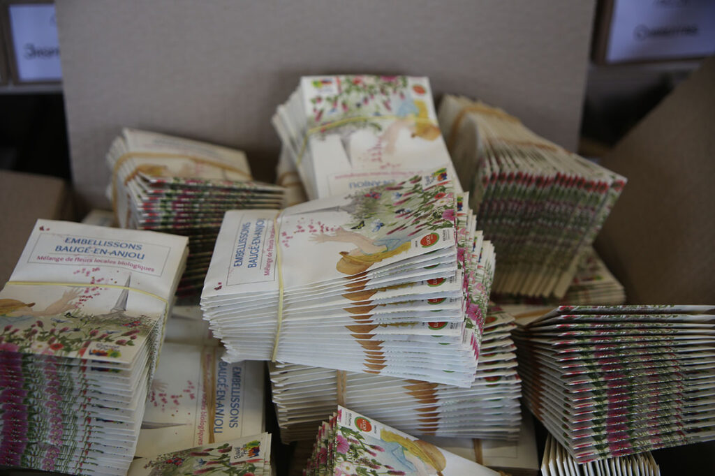 Sachets imprimés prêts à être ensachés