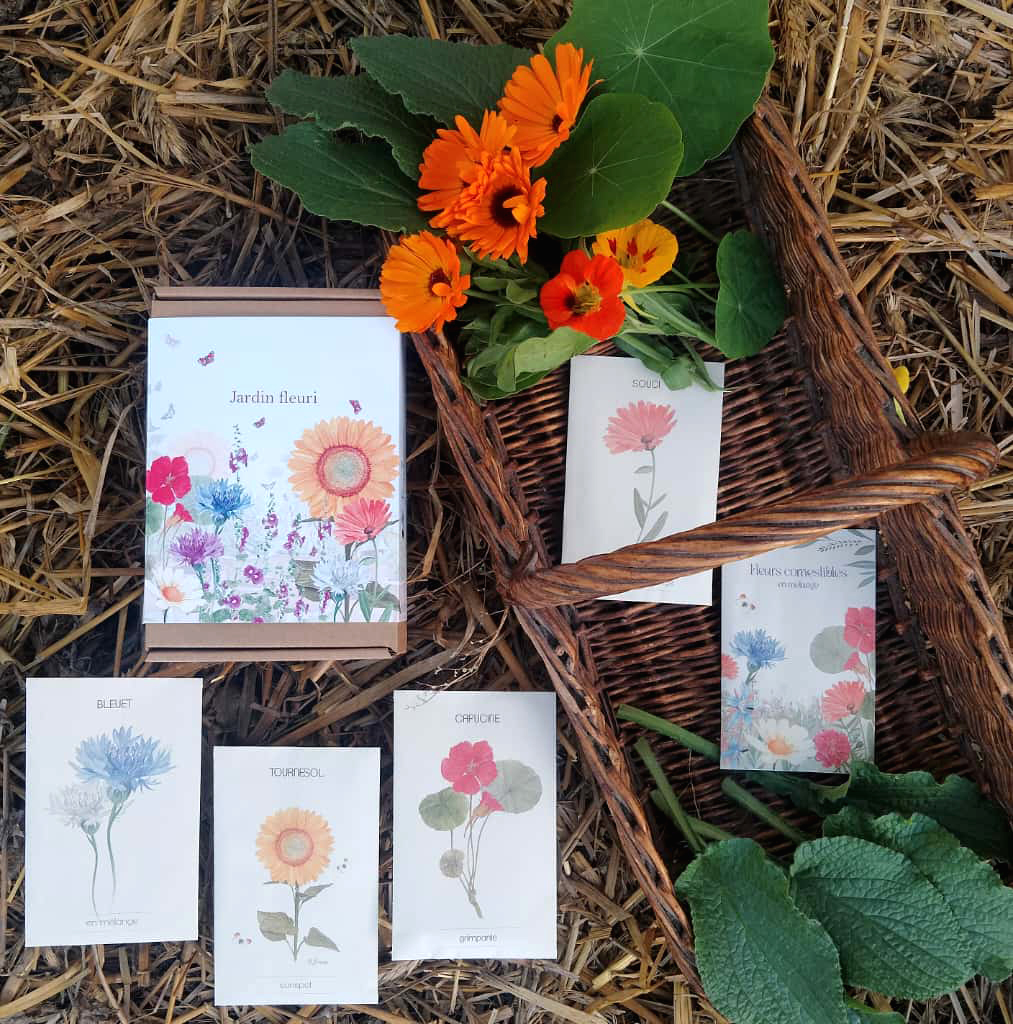 Coffret jardin fleuri - BIO