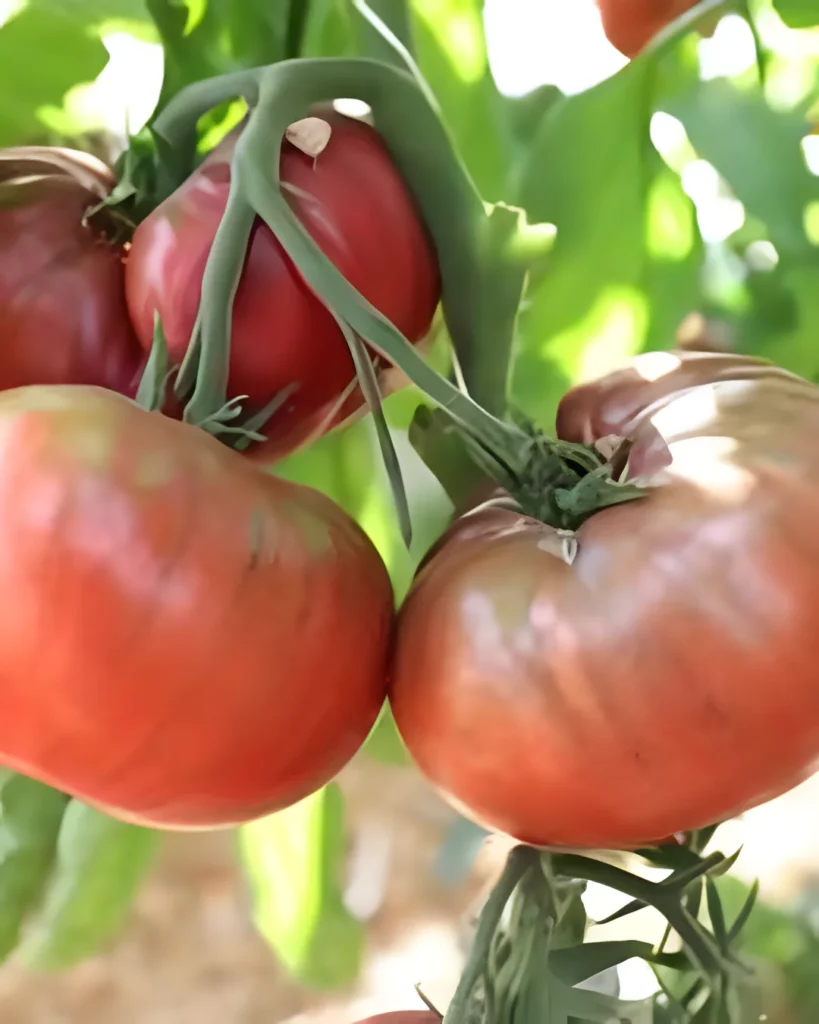 Tomates Black Prince sur le plant